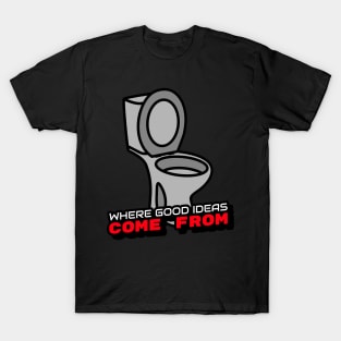 Funny toilet seat T-Shirt